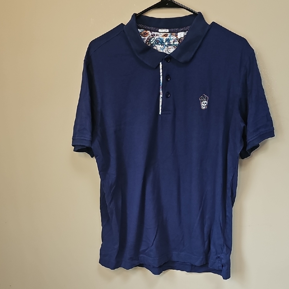Robert Graham Deep Blue Polo Shirt